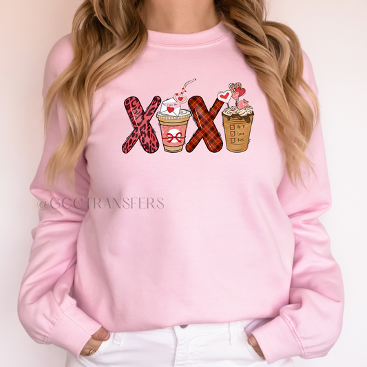 Xoxo Coffee - Full Color Transfer