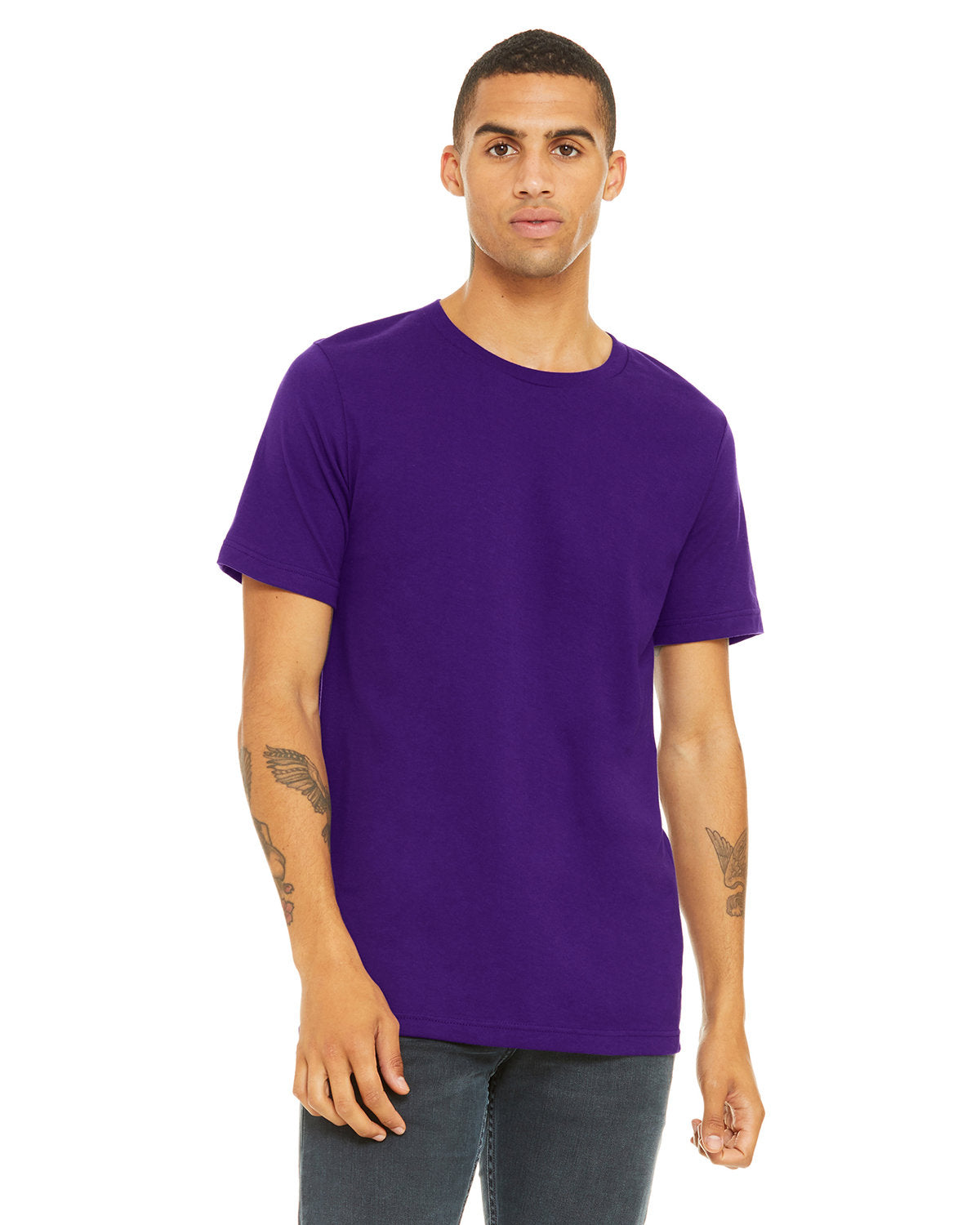 Purple - 3001C Bella+Canvas Unisex Jersey