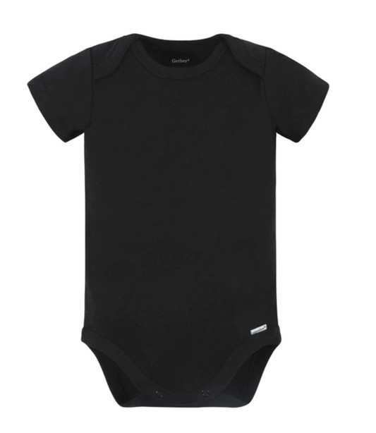 Black - Gerber Baby Onesie Bodysuit