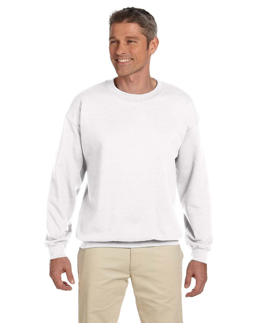 White - Gildan 18000 Heavy Blend Crewneck Sweatshirt