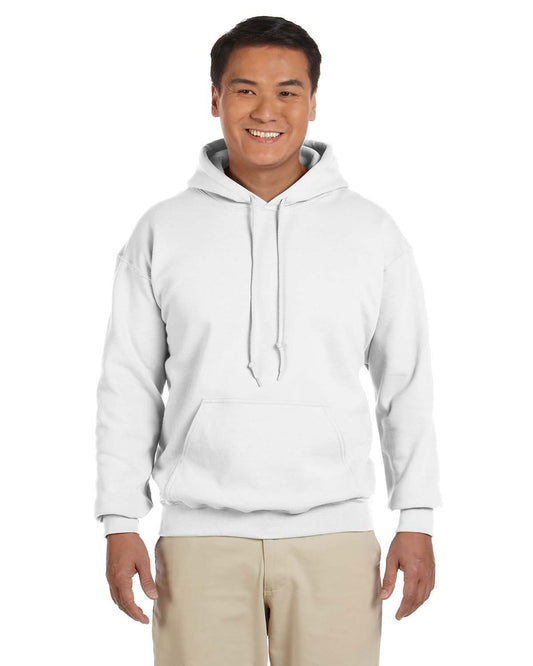 White - Gildan 18500 Heavy Blend Hooded Sweatshirt