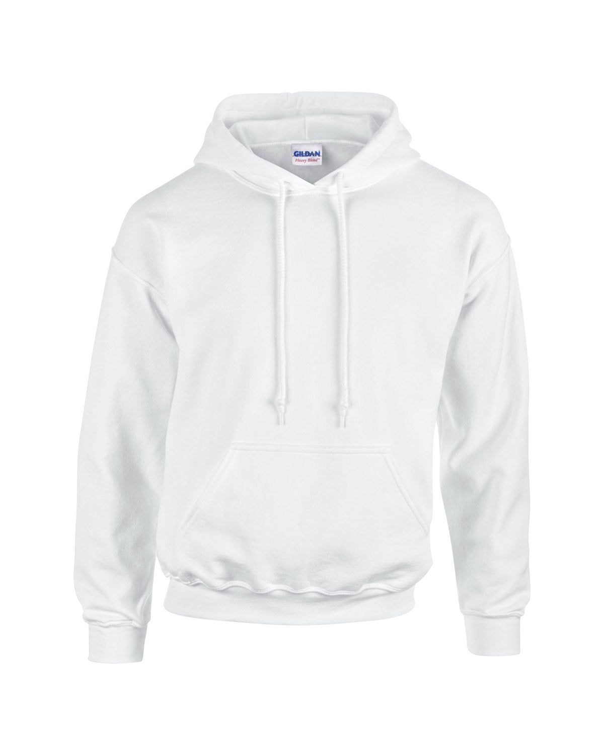White - Gildan 18500 Heavy Blend Hooded Sweatshirt
